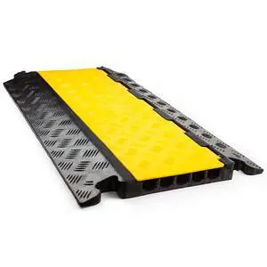 5 Channels Cable Protector Ramp, 11,000 lbs Capacity 5 Channels Cable Protector Ramp, 11,000 lbs Capacity