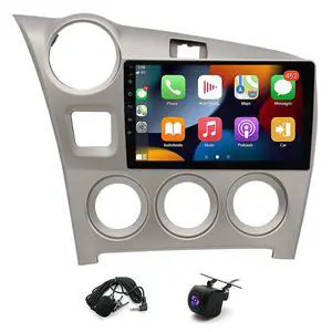 4+64G Android 15 Car Radio for Toyota Matrix 2009 2010 2011 2012 2013 2014, 9 inch Double Din Car Stereo Radio with Wireless Carplay Android Auto GPS Navigation Backup Camera Bluetooth WiFi SWC 4+64G Android 15 Car Radio for Toyota Matrix 2009 2010 2011 2012 2013 2014, 9 inch Double Din Car Stereo Radio with Wireless Carplay Android Auto GPS Navigation Backup Camera Bluetooth WiFi SWC