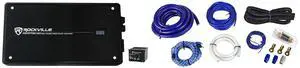 Krypton M4 Class D Mono 1-Ohm Car Amplifier with RWK01 Wire Kit | 6000W Peak / 1500W RMS, 1-Ohm, Class D MOSFET, Bass Remote with Clip Indicator, RWK01 0 AWG Wire Kit with RCAs, 2-Items Krypton M4 Class D Mono 1-Ohm Car Amplifier with RWK01 Wire Kit | 6000W Peak / 1500W RMS, 1-Ohm, Class D MOSFET, Bass Remote with Clip Indicator, RWK01 0 AWG Wire Kit with RCAs, 2-Items