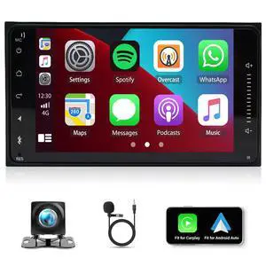 Android Stereo Radio for Toyota 4Runner 1990 1991 1992 1993 1994 1995, w/Wireless CarPlay Android Auto, 7'' Radio for 4Runner Bluetooth, HiFi, FM, GPS, WiFi, Mirror Link, SWC, Mic, Backup Cam Android Stereo Radio for Toyota 4Runner 1990 1991 1992 1993 1994 1995, w/Wireless CarPlay Android Auto, 7'' Radio for 4Runner Bluetooth, HiFi, FM, GPS, WiFi, Mirror Link, SWC, Mic, Backup Cam