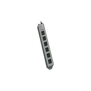 Outlet Strip, 20A, 6 Outlet, 15 ft, Gray Outlet Strip, 20A, 6 Outlet, 15 ft, Gray
