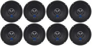 RXM64 6.5" 4-Ohm Car Audio Mid-Bass/Midrange Speaker, 8-Pack | 150W Peak / 75W RMS, Kevlar Cone, 1.5" CCAR Voice Coil, 60 Oz Magnet, Wire Mesh Grille, 100dB, 125Hz-10kHz RXM64 6.5" 4-Ohm Car Audio Mid-Bass/Midrange Speaker, 8-Pack | 150W Peak / 75W RMS, Kevlar Cone, 1.5" CCAR Voice Coil, 60 Oz Magnet, Wire Mesh Grille, 100dB, 125Hz-10kHz