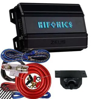 ZD-1350.1D Zeus Delta 1350W Mono Block Car Audio Amplifier with Complete 4 Gauge Amplifier Installation Kit, All-Black Compact Design ZD-1350.1D Zeus Delta 1350W Mono Block Car Audio Amplifier with Complete 4 Gauge Amplifier Installation Kit, All-Black Compact Design