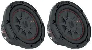 2 48CWRT674 CompRT 300w Shallow 6.75" Subwoofers DVC 2-ohm Subs CompRT67 2 48CWRT674 CompRT 300w Shallow 6.75" Subwoofers DVC 2-ohm Subs CompRT67