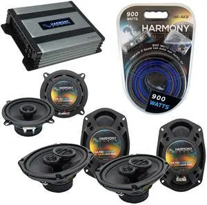 Speaker Amp Bundle Fits Dodge Caravan 2002-2007 HA-A400.4 | 800 watt clean power, 4 channel car amplifier kit, front and rear pairs, complete plug-in sound refresh, 6x9 system Speaker Amp Bundle Fits Dodge Caravan 2002-2007 HA-A400.4 | 800 watt clean power, 4 channel car amplifier kit, front and rear pairs, complete plug-in sound refresh, 6x9 system