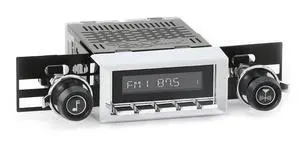 RetroRadio AM FM Stereo 37-73 Chrome Compatible with 1973-87 GMC K5 Jimmy RetroRadio AM FM Stereo 37-73 Chrome Compatible with 1973-87 GMC K5 Jimmy