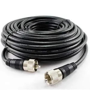CablesOnline 150ft RG8x Coax UHF (PL259) Male to Male 50 ohm Premium Grade Antenna Cable (R-U150) CablesOnline 150ft RG8x Coax UHF (PL259) Male to Male 50 ohm Premium Grade Antenna Cable (R-U150)