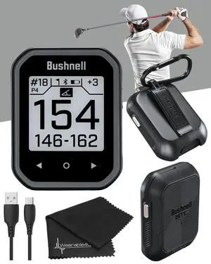 Bushnell Phantom 3 GPS Rangefinder Black with BITE Magnetic Mount and GreenView with Lens Cleaning Cloth Bundle Bushnell Phantom 3 GPS Rangefinder Black with BITE Magnetic Mount and GreenView with Lens Cleaning Cloth Bundle