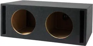 VEGD12 Dual 12-Inch Slot Ported Subwoofer Enclosure, 3/4-Inch MDF VEGD12 Dual 12-Inch Slot Ported Subwoofer Enclosure, 3/4-Inch MDF