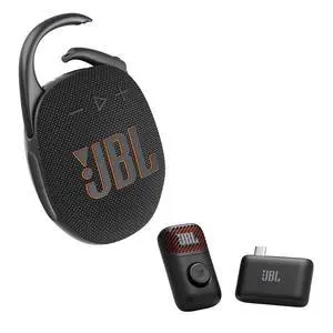 Clip 5 Bluetooth Portable Speaker Bundle with EasySing Mic Mini (Black) Clip 5 Bluetooth Portable Speaker Bundle with EasySing Mic Mini (Black)