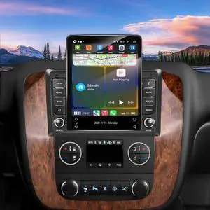 Upgrade Car Stereo Radio for Chevy Silverado Chevrolet GMC Sierra 2007 2008 2009 2010 2011 2012 2013 2014 4+64G w/Wireless Carplay/Android Auto 9.7" IPS Touchs Sreen GPS Navi WiFi DSP Bluetooth/SWC/FM Upgrade Car Stereo Radio for Chevy Silverado Chevrolet GMC Sierra 2007 2008 2009 2010 2011 2012 2013 2014 4+64G w/Wireless Carplay/Android Auto 9.7" IPS Touchs Sreen GPS Navi WiFi DSP Bluetooth/SWC/FM