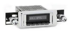 RetroRadio Compatible with 1955-57 Ford Thunderbird Features Include Bluetooth, AUX, AM/FM LAB-M1-105-04P-74PF RetroRadio Compatible with 1955-57 Ford Thunderbird Features Include Bluetooth, AUX, AM/FM LAB-M1-105-04P-74PF