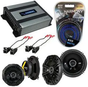 Kicker DSC65 DSC5 Speakers Harmony HA-A400.4 Amp Fits Chevy Tahoe 2007-2014 | Complete factory audio upgrade package, clean power for louder clearer sound, direct replacement for your SUV Kicker DSC65 DSC5 Speakers Harmony HA-A400.4 Amp Fits Chevy Tahoe 2007-2014 | Complete factory audio upgrade package, clean power for louder clearer sound, direct replacement for your SUV