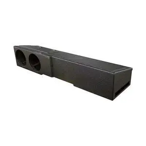 Dual 8" Underseat Front-Fire QBomb Ported Subwoofer Enclosure | Compatible with Chevy Silverado and GMC Sierra Crew Cab Trucks, Model Years 2007-2026 Dual 8" Underseat Front-Fire QBomb Ported Subwoofer Enclosure | Compatible with Chevy Silverado and GMC Sierra Crew Cab Trucks, Model Years 2007-2026
