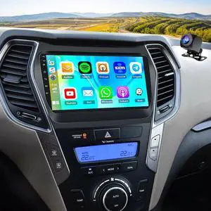 9" Car Stereo for Hyundai IX45 Santa Fe 2013-2018 Double Din Android 14 | Car Radio Player with Carplay Android Auto 2+64G Bluetooth Navi SWC Split Screen Touch Screen GPS WiFi FM Backup Camera 9" Car Stereo for Hyundai IX45 Santa Fe 2013-2018 Double Din Android 14 | Car Radio Player with Carplay Android Auto 2+64G Bluetooth Navi SWC Split Screen Touch Screen GPS WiFi FM Backup Camera