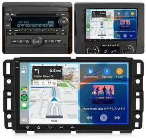 2G+64G 8" Double Din Car Stereo for Chevy Silverado 1500HD 2500HD 3500HD 2007-2013 with Wireless CarPlay Android Auto, Android 14 Touchscreen Car Radio with Bluetooth GPS WiFi FM RDS SWC BT HiFi 2G+64G 8" Double Din Car Stereo for Chevy Silverado 1500HD 2500HD 3500HD 2007-2013 with Wireless CarPlay Android Auto, Android 14 Touchscreen Car Radio with Bluetooth GPS WiFi FM RDS SWC BT HiFi