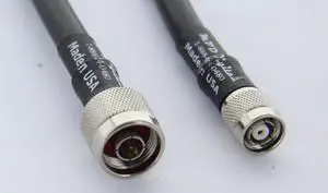 I MPD400 Coaxial Cable I N Male to RP-TNC Male Connectors I Low Loss RF Coax I CB, Ham Radio, Transmitters, Antenna I 60 FT I MPD400 Coaxial Cable I N Male to RP-TNC Male Connectors I Low Loss RF Coax I CB, Ham Radio, Transmitters, Antenna I 60 FT
