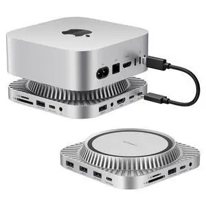 13-in-1 Mac mini M4 &M4 Pro Dock 10Gbps USB A*2 +USB C *2, SD/TF 4.0 | Docking Station Stand with M.2 NVMe SSD Enclosure,4K@144Hz HDMI Hub, Audio Ports*2, 20W PD Power Adapter*1 13-in-1 Mac mini M4 &M4 Pro Dock 10Gbps USB A*2 +USB C *2, SD/TF 4.0 | Docking Station Stand with M.2 NVMe SSD Enclosure,4K@144Hz HDMI Hub, Audio Ports*2, 20W PD Power Adapter*1