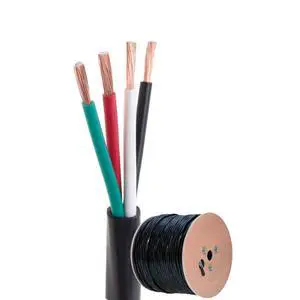 500FT 14/4 Outdoor Speaker Wire, Copper Clad Aluminum, Stranded Bulk Audio Cable, CL2, Direct Burial, UV Resistant - 14AWG, Multi-Use for Home Surround Sound & Outdoor Systems 500FT 14/4 Outdoor Speaker Wire, Copper Clad Aluminum, Stranded Bulk Audio Cable, CL2, Direct Burial, UV Resistant - 14AWG, Multi-Use for Home Surround Sound & Outdoor Systems