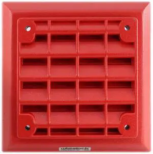 ET-1080 Weatherproof Diecast Alarm Speaker, 25/70-VRMS, Red ET-1080 Weatherproof Diecast Alarm Speaker, 25/70-VRMS, Red