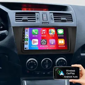 Android 14 Double Din Car Stereo Radio for Mazda 5 2011-2015, 9 inch Touch Screen Car Radio with Wireless Carplay Android Auto Car Stereo GPS Bluetooth FM/RDS AHD Backup Camera SWC, 2+32G Android 14 Double Din Car Stereo Radio for Mazda 5 2011-2015, 9 inch Touch Screen Car Radio with Wireless Carplay Android Auto Car Stereo GPS Bluetooth FM/RDS AHD Backup Camera SWC, 2+32G