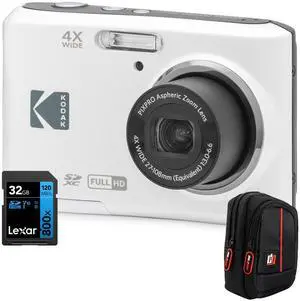 FZ45WH PIXPRO FZ45 16MP Digital Camera White Bundle with Lexar 32GB High-Performance 800x UHS-I SDHC Memory Card Blue Series and Deco Photo Point and Shoot Field Bag Camera Case FZ45WH PIXPRO FZ45 16MP Digital Camera White Bundle with Lexar 32GB High-Performance 800x UHS-I SDHC Memory Card Blue Series and Deco Photo Point and Shoot Field Bag Camera Case