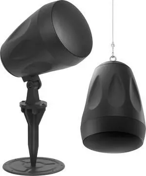 Sound PLS6.5 6.5" 2-Way Pendant / Landscape Speaker (25V/70V/100V/8Ohm 120W), Black Sound PLS6.5 6.5" 2-Way Pendant / Landscape Speaker (25V/70V/100V/8Ohm 120W), Black