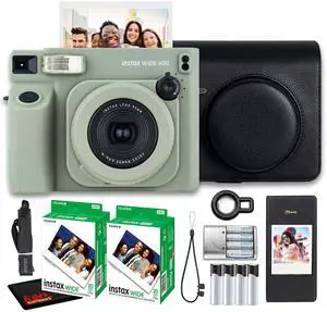 INSTAX Wide 400 Instant Camera 40-Sheet Bundle | For Parties, Events & Instant Photos | Includes Camera Case, Photo Album INSTAX Wide 400 Instant Camera 40-Sheet Bundle | For Parties, Events & Instant Photos | Includes Camera Case, Photo Album