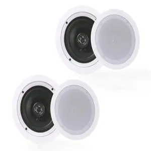 Audio PDIC1651RD 5.25 Inch 2 Way 150W Home Ceiling Wall Speakers (4 Pairs) Audio PDIC1651RD 5.25 Inch 2 Way 150W Home Ceiling Wall Speakers (4 Pairs)