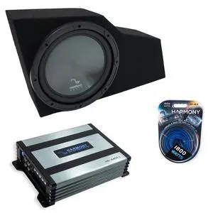 Loaded Single 12" Sub Box with Amp Fits 2002-2009 Chevy Trailblazer | Complete SUV subwoofer bass package, woofer and power included, custom-molded design, quick plug-in setup, 12 inch size Loaded Single 12" Sub Box with Amp Fits 2002-2009 Chevy Trailblazer | Complete SUV subwoofer bass package, woofer and power included, custom-molded design, quick plug-in setup, 12 inch size