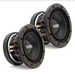 Pair of SD-3 8 D4 8" 300W RMS Dual 4-Ohm SD Subwoofer Pair of SD-3 8 D4 8" 300W RMS Dual 4-Ohm SD Subwoofer