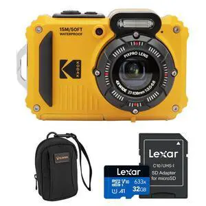 PIXPRO WPZ2 16MP Full HD Waterproof Rugged Digital Camera, Yellow, Bu PIXPRO WPZ2 16MP Full HD Waterproof Rugged Digital Camera, Yellow, Bu