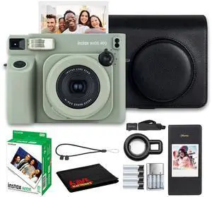 INSTAX Wide 400 Instant Camera 20-Sheet Bundle | For Parties, Events & Instant Photos | Includes Camera Case, Photo Album INSTAX Wide 400 Instant Camera 20-Sheet Bundle | For Parties, Events & Instant Photos | Includes Camera Case, Photo Album