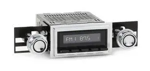 RetroRadio Compatible with 1968 Ford Mustang with Padded Console Features Include Bluetooth, AUX, AM/FM LAB-M1-126-08-77F2 RetroRadio Compatible with 1968 Ford Mustang with Padded Console Features Include Bluetooth, AUX, AM/FM LAB-M1-126-08-77F2