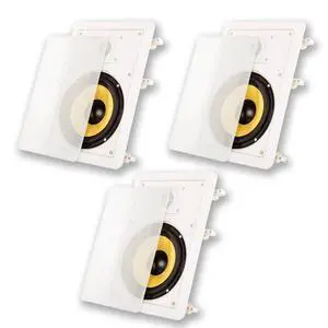Acoustic Audio HD-650 in Wall 6.5" Speakers Home Theater Surround Sound 3 Speaker Set Acoustic Audio HD-650 in Wall 6.5" Speakers Home Theater Surround Sound 3 Speaker Set