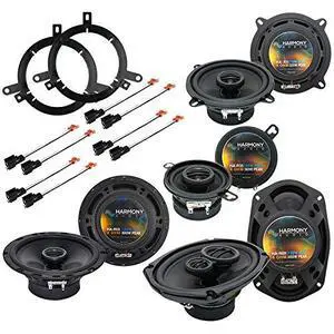Factory Speaker Package Fits Chrysler Concorde 2002-2004 | Complete 4 size 5.25 6x9 car combo, direct OEM replacement set, easy install upgrade, clear fuller sound Factory Speaker Package Fits Chrysler Concorde 2002-2004 | Complete 4 size 5.25 6x9 car combo, direct OEM replacement set, easy install upgrade, clear fuller sound