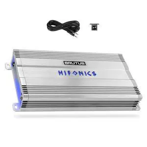 Brutus BG 1400 Watt Class D Monoblock Amplifier with Built-in UV Meter, Dual Toroidal Transformer PWM Power Supply and Shielded Inductors Brutus BG 1400 Watt Class D Monoblock Amplifier with Built-in UV Meter, Dual Toroidal Transformer PWM Power Supply and Shielded Inductors