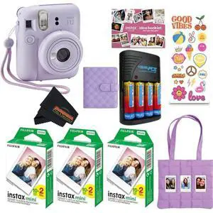 INSTAX MINI 12 Blue Bundle 2025 (60 Sheets, Lilac Purple (Holiday Bundle)) INSTAX MINI 12 Blue Bundle 2025 (60 Sheets, Lilac Purple (Holiday Bundle))
