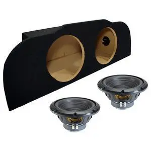 W10S4 Dual 10" Subwoofer Box Fits 2003-2015 Infiniti G35 Coupe | Sealed loaded car audio enclosure bundle, 500W RMS power handling, 4 Ohm impedance, stereo bass upgrade, 10 inch size W10S4 Dual 10" Subwoofer Box Fits 2003-2015 Infiniti G35 Coupe | Sealed loaded car audio enclosure bundle, 500W RMS power handling, 4 Ohm impedance, stereo bass upgrade, 10 inch size