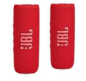 FLIP 6 Waterproof Portable Bluetooth Speaker Bundle - Red (Pack of 2) FLIP 6 Waterproof Portable Bluetooth Speaker Bundle - Red (Pack of 2)
