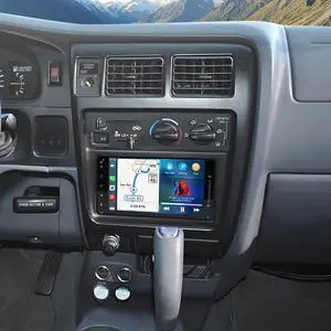 Double Din Car Stereo for Toyota Tacoma 1998-2004 with Wireless CarPlay and Android Auto, 7 Inch IPS Touchscreen Android 14 Car Radio Support Bluetooth WiFi GPS SWC FM RDS Mirror Link Backup Camera Double Din Car Stereo for Toyota Tacoma 1998-2004 with Wireless CarPlay and Android Auto, 7 Inch IPS Touchscreen Android 14 Car Radio Support Bluetooth WiFi GPS SWC FM RDS Mirror Link Backup Camera