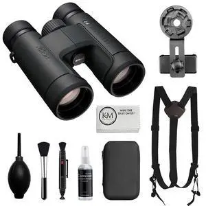 PROSTAFF P7 10x42 Binoculars Bundled with Harness Strap + Deluxe Cleaning Kit + Smartphone to Binocular Adapter + Microfiber Cleaning Cloth (5 Items) PROSTAFF P7 10x42 Binoculars Bundled with Harness Strap + Deluxe Cleaning Kit + Smartphone to Binocular Adapter + Microfiber Cleaning Cloth (5 Items)