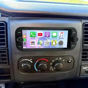 Android 14 Double Din Radio for Dodge Dakota 2002-2004 with Wireless Carplay Android Auto, 6.86" Touchscreen Bluetooth Upgrade Stereo for Dodge Dakota Head Unit WiFi GPS Navigation Mirror Link, 2+64G Android 14 Double Din Radio for Dodge Dakota 2002-2004 with Wireless Carplay Android Auto, 6.86" Touchscreen Bluetooth Upgrade Stereo for Dodge Dakota Head Unit WiFi GPS Navigation Mirror Link, 2+64G