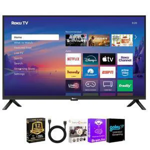 32" Select Series 1080p FHD LED Smart TV Bundle with HDMI Cable | 1080p Full HD LED display, OS, Wi-Fi, 12-Month CPS Plan & Streaming Bundle 32" Select Series 1080p FHD LED Smart TV Bundle with HDMI Cable | 1080p Full HD LED display, OS, Wi-Fi, 12-Month CPS Plan & Streaming Bundle