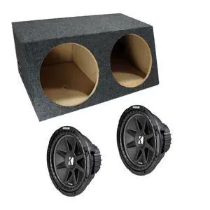 Kicker Bundle Compatible with Universal Vehicle 43C124 Dual 12" Loaded Sub Box Enclosure Kicker Bundle Compatible with Universal Vehicle 43C124 Dual 12" Loaded Sub Box Enclosure