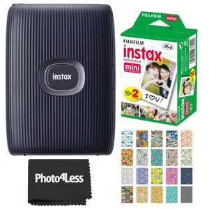 Instax Mini Link 2 Smartphone Printer Space Blue Instax Mini Twin Pack Instant Film and 20 Sticker Frames - Bundle! Instax Mini Link 2 Smartphone Printer Space Blue Instax Mini Twin Pack Instant Film and 20 Sticker Frames - Bundle!