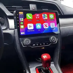2+64G Double Din Car Radio Stereo for Honda Civic 2016 2017 2018 2019 2020, 9 Inch Touch Screen Radio for Honda Civic Head Unit with Wireless Carplay Android Auto Bluetooth GPS AHD Backup Camera 2+64G Double Din Car Radio Stereo for Honda Civic 2016 2017 2018 2019 2020, 9 Inch Touch Screen Radio for Honda Civic Head Unit with Wireless Carplay Android Auto Bluetooth GPS AHD Backup Camera