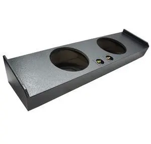 Fits 2009-2015 Ford F150 Crew Cab Dual 12" Rhino-Coated Sub Box ASC | Rugged textured finish resists scuffs, 12 inch subwoofer enclosure, deep bass upgrade, easy install, vehicle-specific design Fits 2009-2015 Ford F150 Crew Cab Dual 12" Rhino-Coated Sub Box ASC | Rugged textured finish resists scuffs, 12 inch subwoofer enclosure, deep bass upgrade, easy install, vehicle-specific design