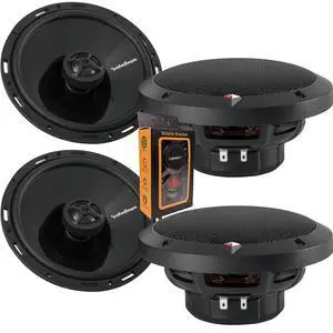2 Pairs of Punch P1650 220W Max (110W Rms) 6.5" 2-Way P1 Punch Series Coaxial Speakers W/Pei Dome Tweeter 2 Pairs of Punch P1650 220W Max (110W Rms) 6.5" 2-Way P1 Punch Series Coaxial Speakers W/Pei Dome Tweeter