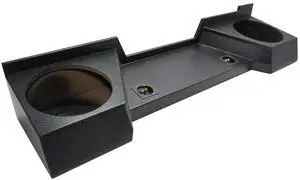 Fits GMC Sierra Silverado 07-13 Extended Cab Dual 12" Sub Box Rhino Coated | Custom 12 Inch Subwoofer Enclosure, Heavy-Duty Lined Finish, Vehicle-Specific Bass Upgrade, Bolt-In Speaker Install by ASC Fits GMC Sierra Silverado 07-13 Extended Cab Dual 12" Sub Box Rhino Coated | Custom 12 Inch Subwoofer Enclosure, Heavy-Duty Lined Finish, Vehicle-Specific Bass Upgrade, Bolt-In Speaker Install by ASC
